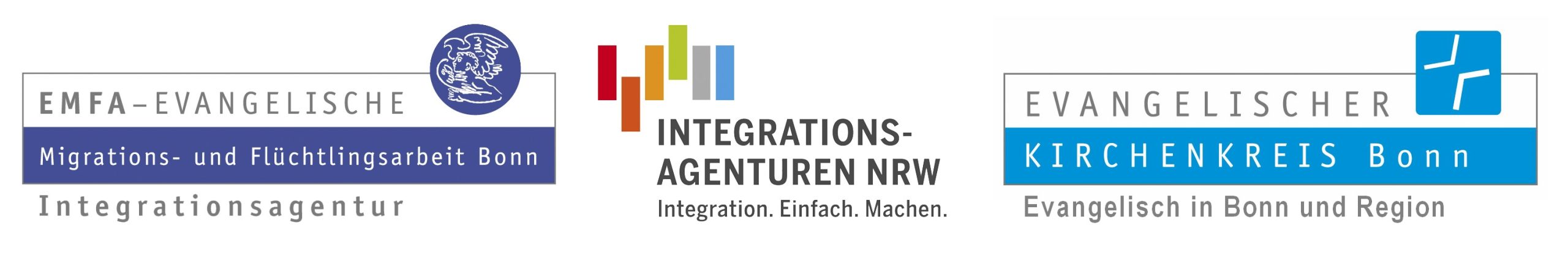 Logo EMFA Integrationsagentur und Kirchenkreis Bonn